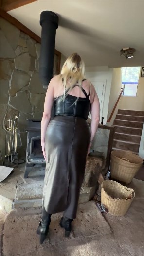 Fetish Clothing Brown Leather